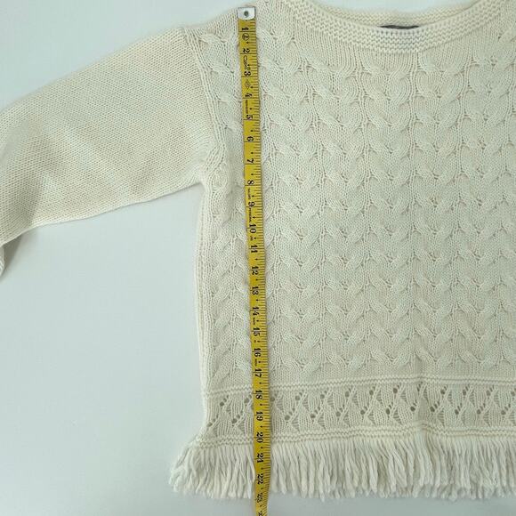 Anthropologie Elsamanda Women's Cable Knit Sweater, Wool/Alpaca Blend, Sz. M - Picture 10 of 11